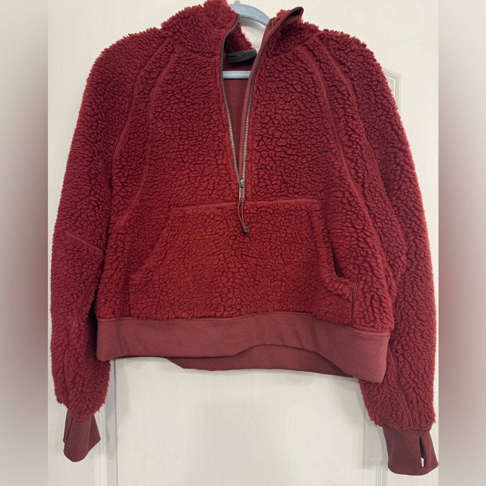 Lululemon Scuba Oversized Half-Zip Sherpa/Fleece hoodie M - Picture 2 of 8